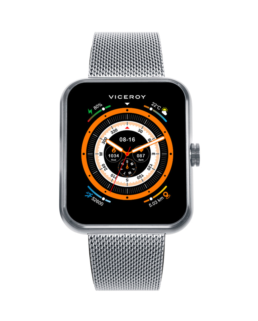 Smart Watch Aluminium Silver Bracelet Man Va
