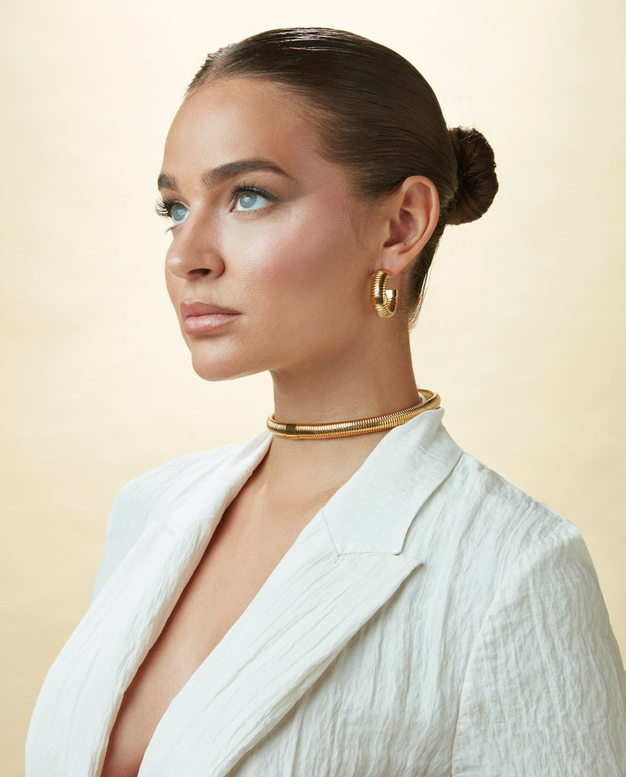Pend Acier Ip Doré Tubogas Sra Fashion