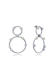 Boucles d'Oreilles Argent Massif Perles Mrs. Jwls
