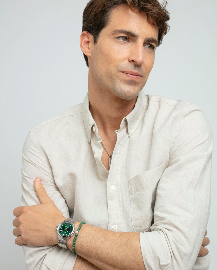 Reloj Acero Brazalete Sr Va