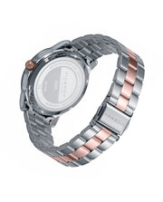 Reloj Acero Ip Rosa Brazalete Sra Va