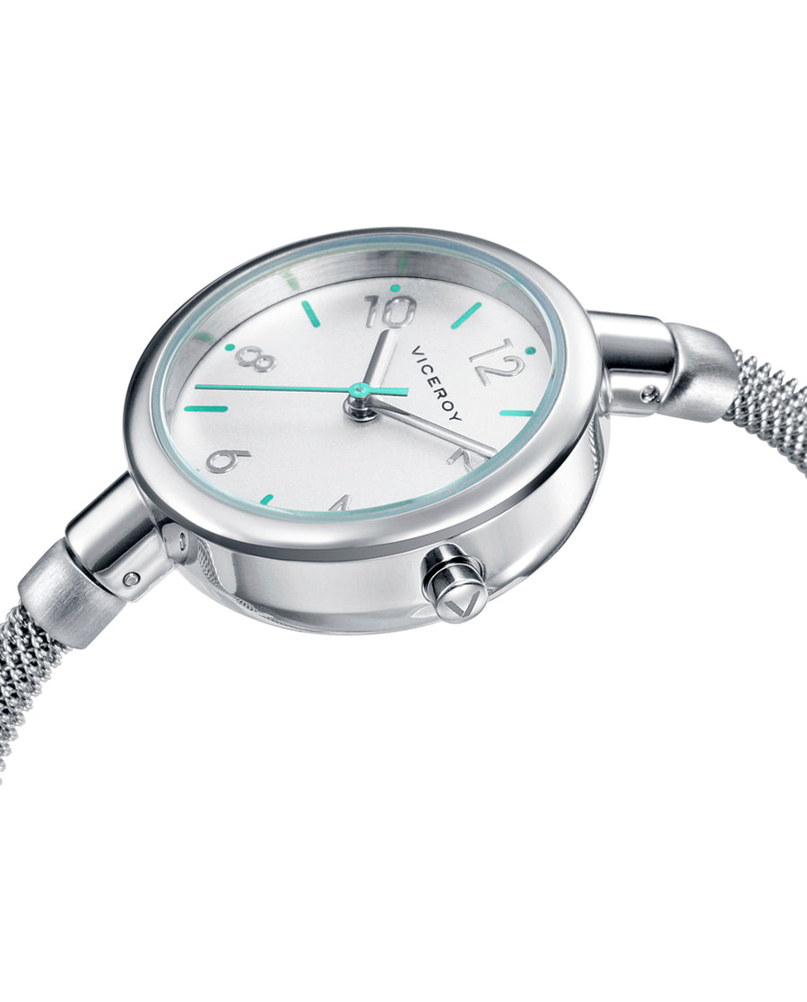 Pack Reloj Acero Brazalete Niña Sweet Va