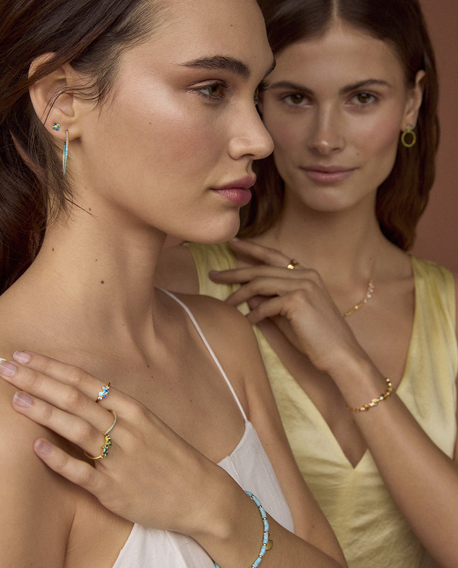 Puls Plata De Ley Baño Oro Circ Sra Jewels
