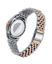 Reloj Acero Ip Rosa Brazalete Sra Va