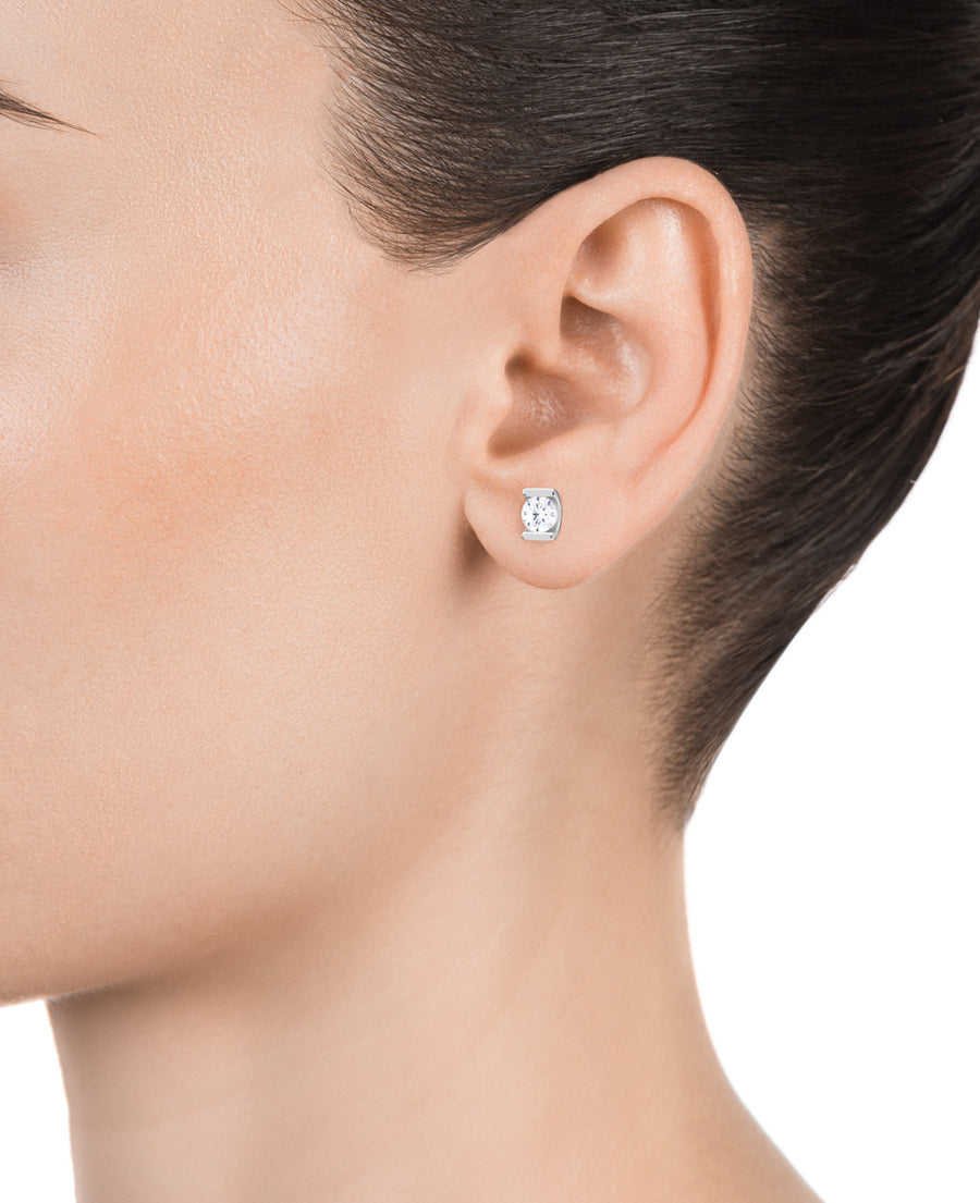 Pendientes Plata Y Circonitas Sra Jewels Expositor