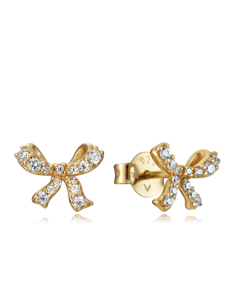 Pnd Argent Sterling Doré Zircone Arc Mme Jwls