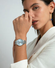 Reloj Acero Brazalete Sra Va