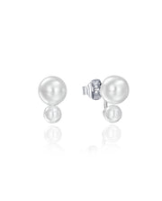 Pendientes Plata 2 Perlas Jewels