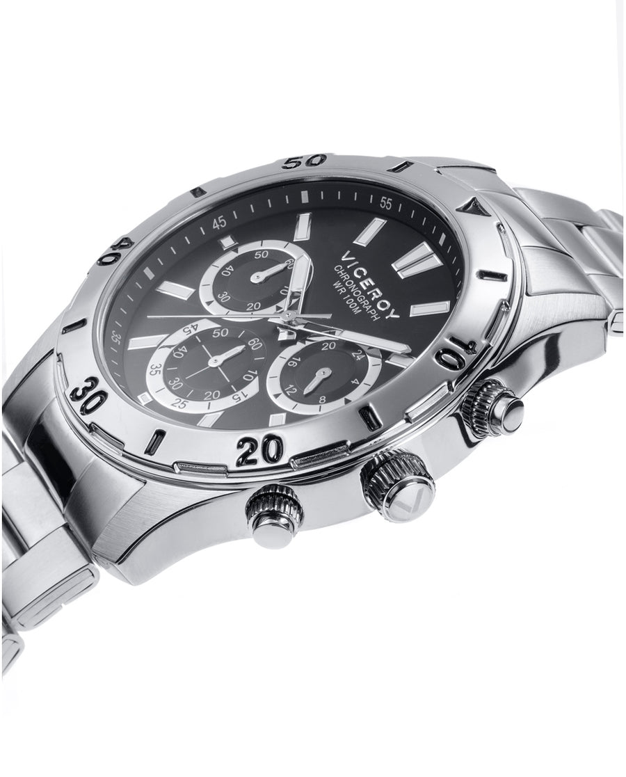 Crono Acero Brazalete Sr Va
