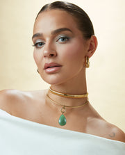 Collier En Acier Doré Ip Tubogas Sra Fashion