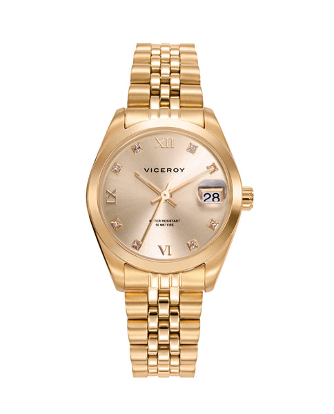 Reloj Viceroy 42423-23 hombre acero dorado