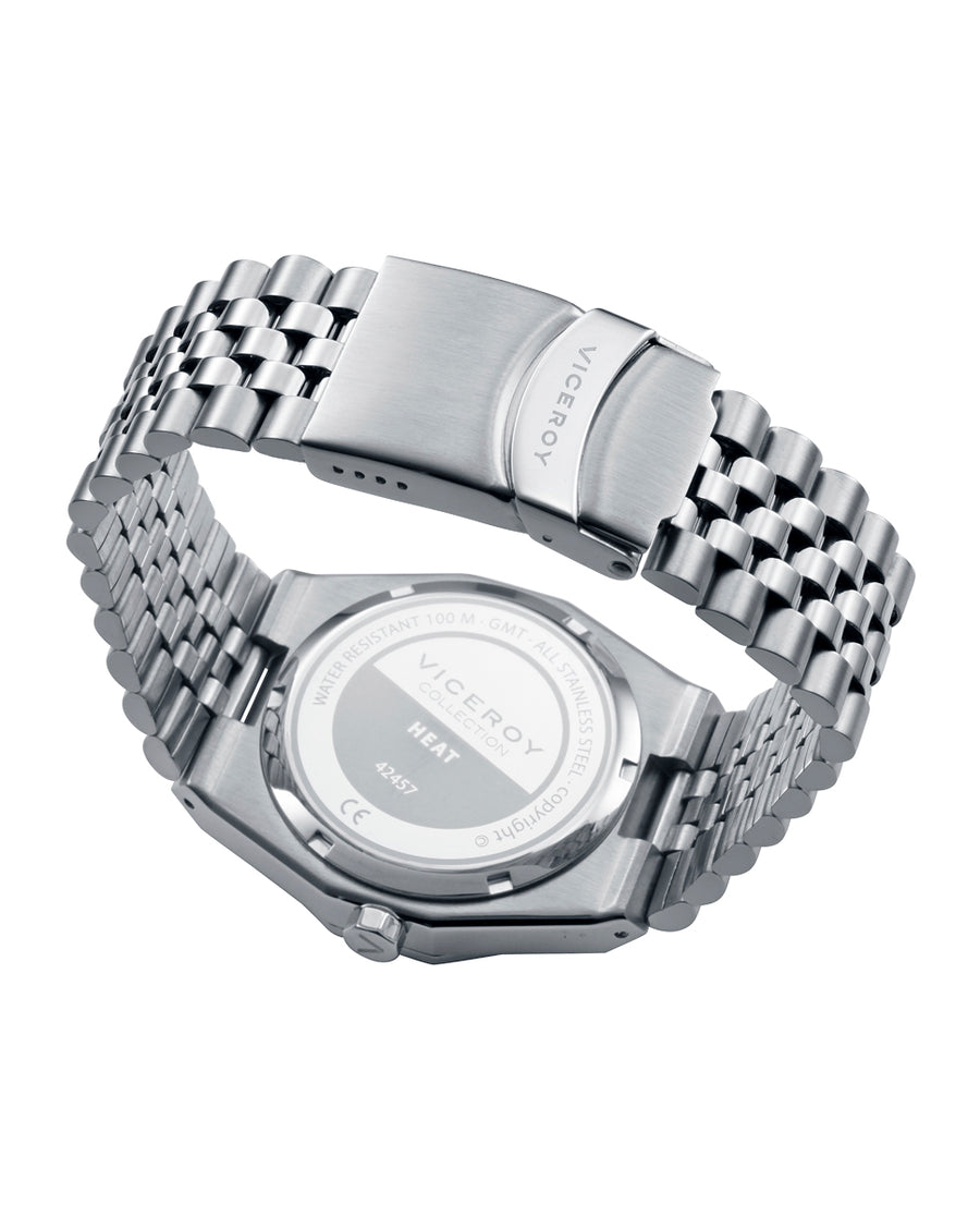 Reloj Acero Brazalete Sr Va