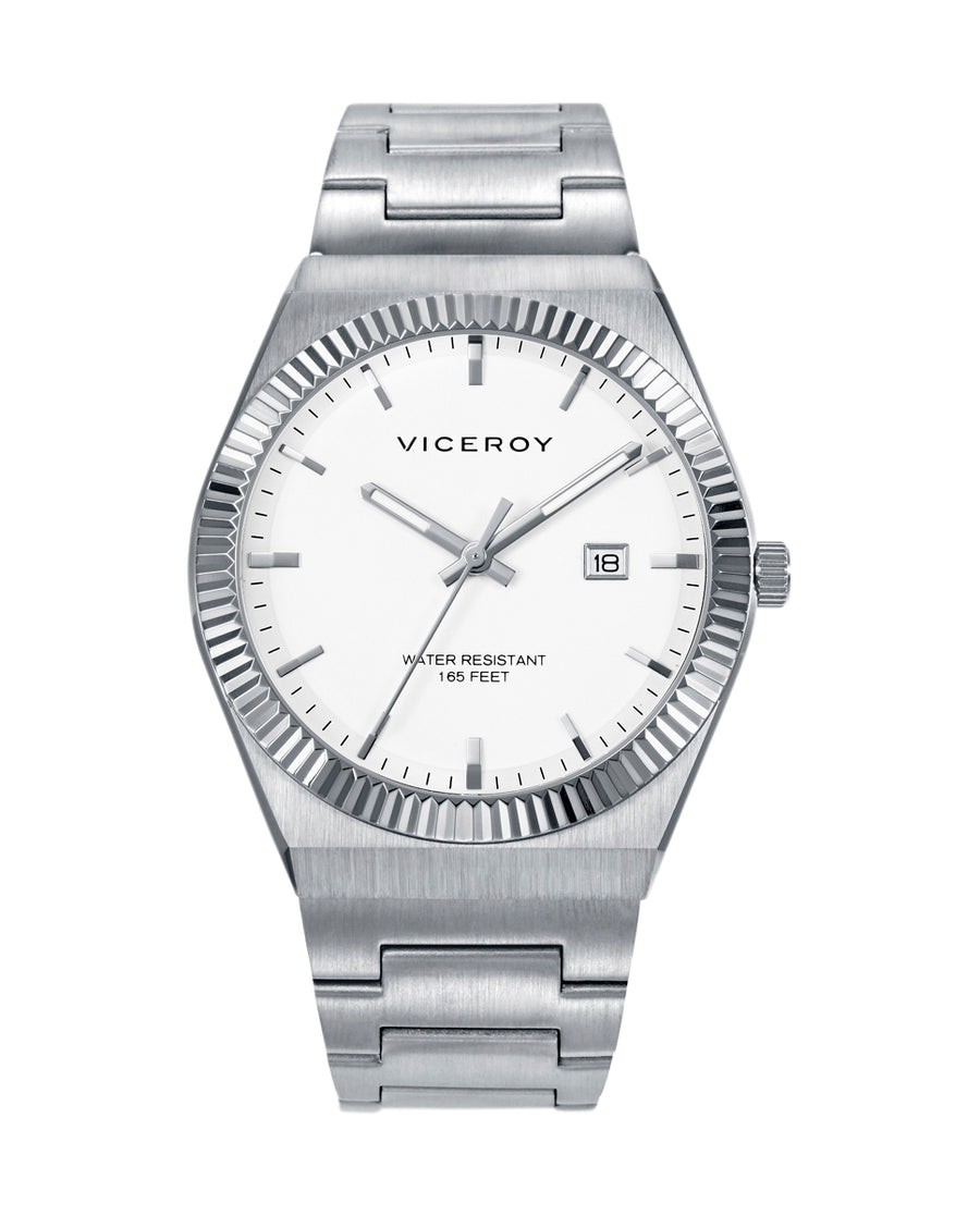 Reloj Acero Brazalete Sr Va