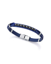 Puls Acero Y Piel Azul Sr Fashion