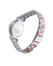 Reloj Acero Ip Rosa Brazalete Sra Va