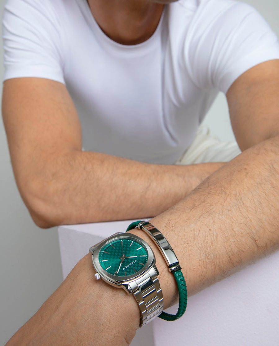 Reloj Acero Brazalete Sr Va