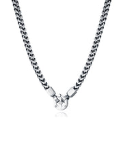 Chain Necklace In Steel: Length 60 Cm Gent Fn