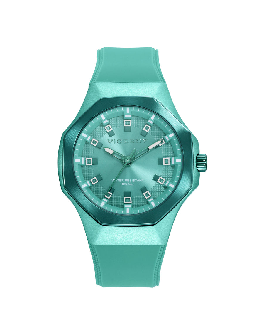Green Aluminium And Stainless Steel Ip Green Watc
