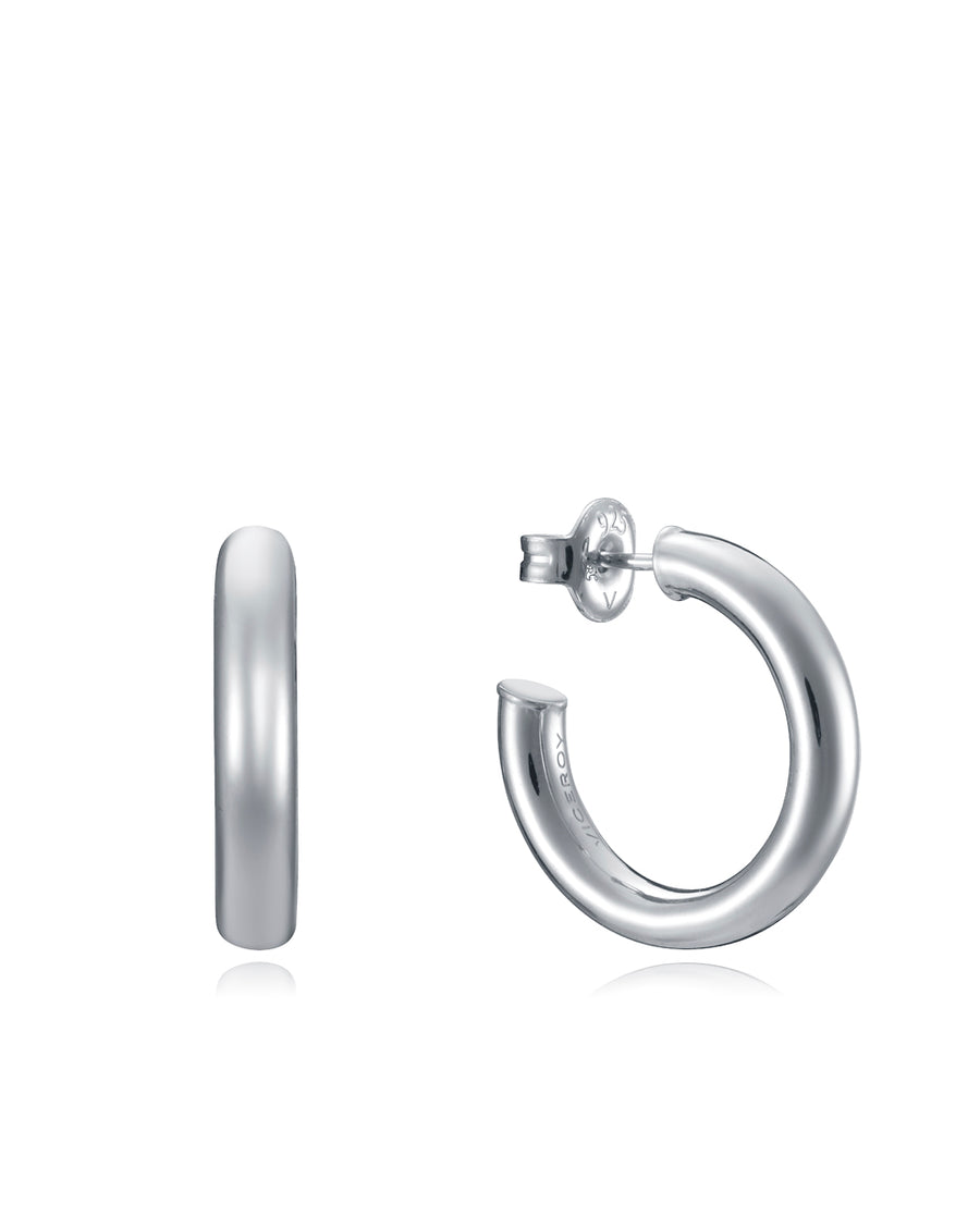 Pnd Sterling Silver Hoop Type: 20 X 3.5mm Ms Jwls