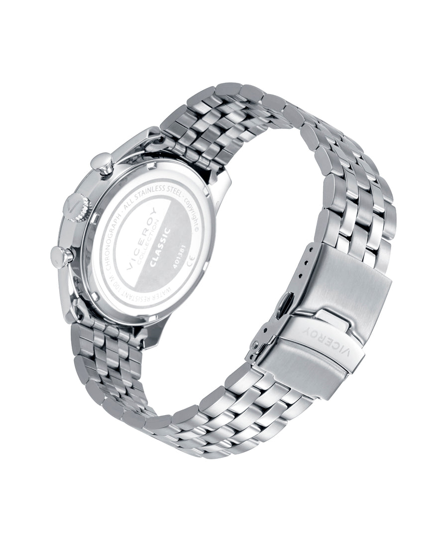 Crono Acero Brazalete Sr Va