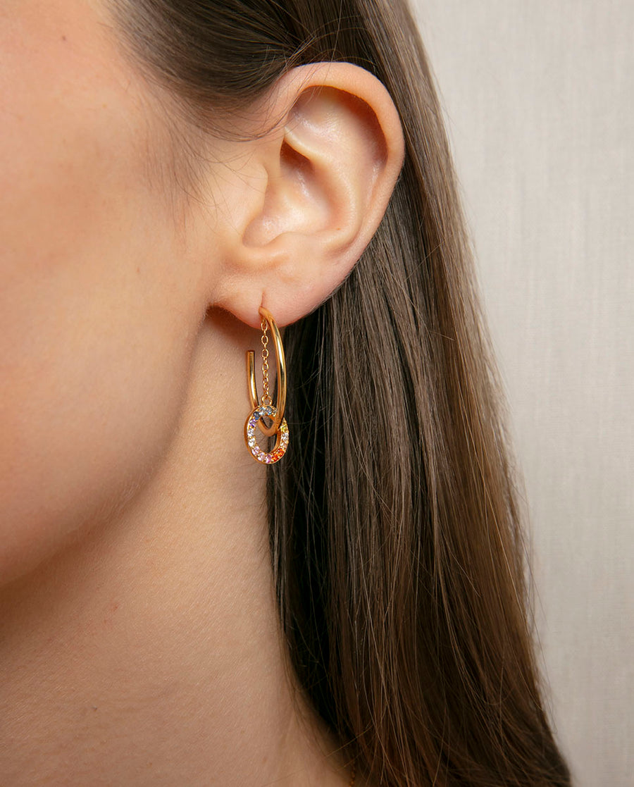 Pend Plata De Ley Baño Oro Circ Sra Jewels