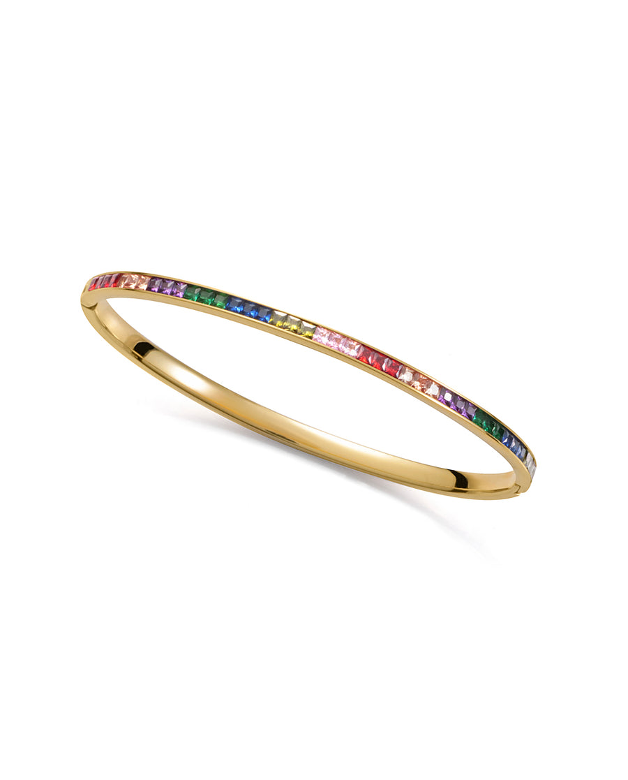 Puls Acero Dorado Circonitas Color Sra. Fn