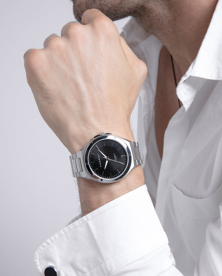 Reloj Acero Brazalete Sr Va