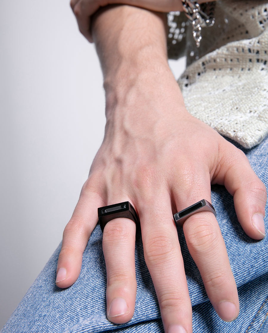 Anillo Acero Giratorio Sr Fn