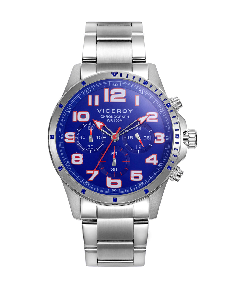 Crono Acero Brazalete Sr Va