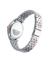 Reloj Acero Ip Rosa Brazalete Sra Va