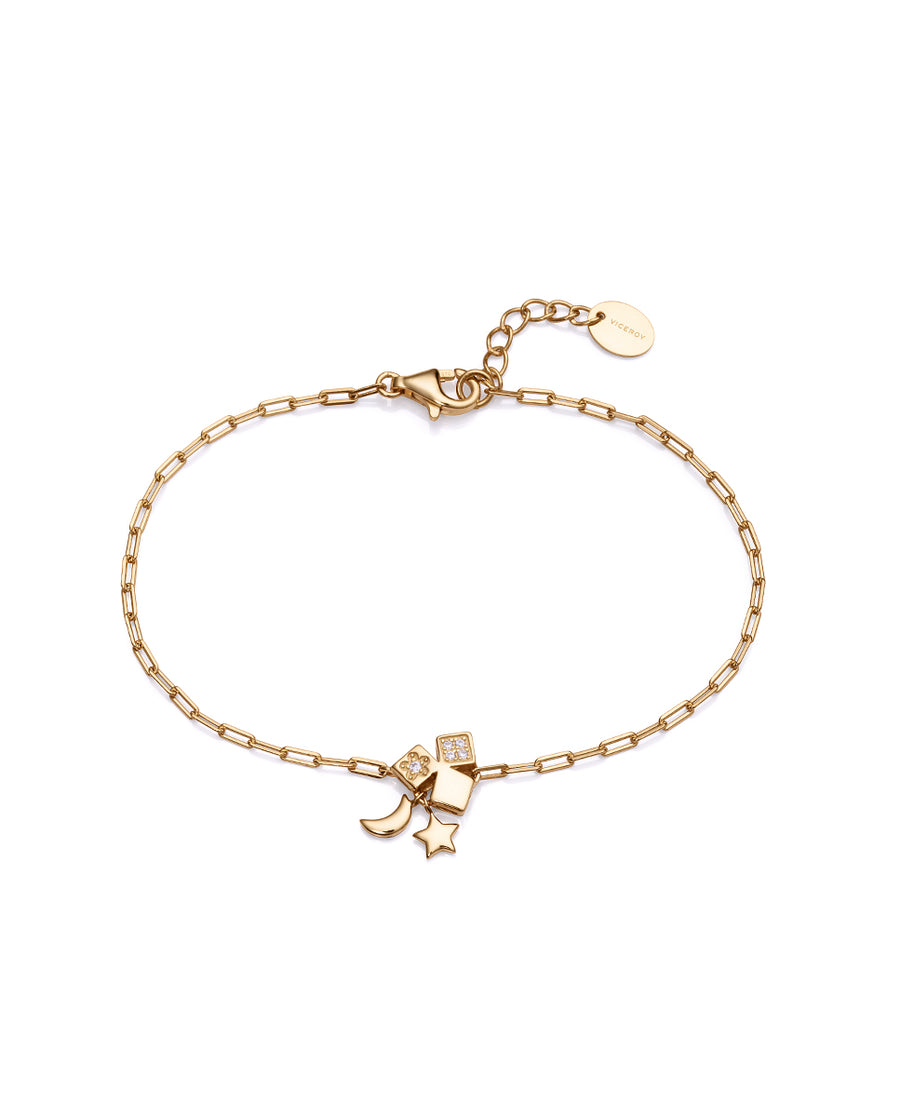 Puls Plata De Ley Baño Oro Circ Sra Jewels