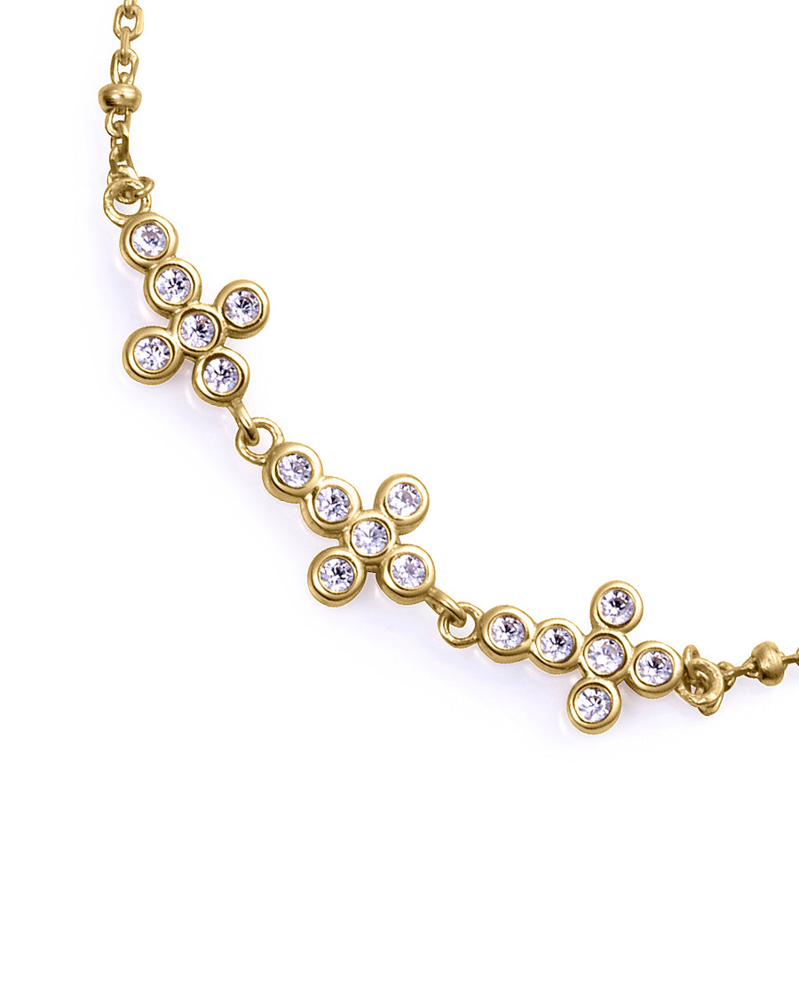 Puls Plata De Ley Baño Oro Circ Niña Jewels