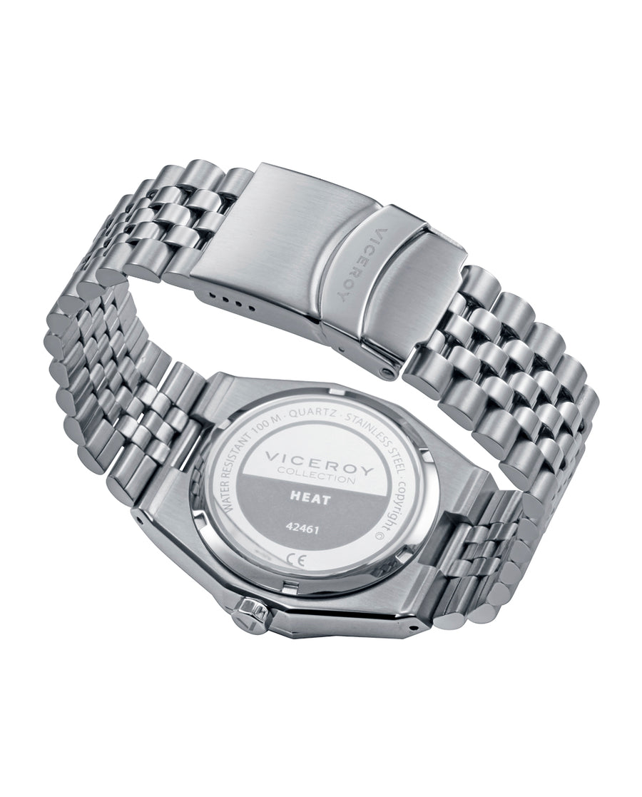 Reloj Acero Brazalete Sr Va