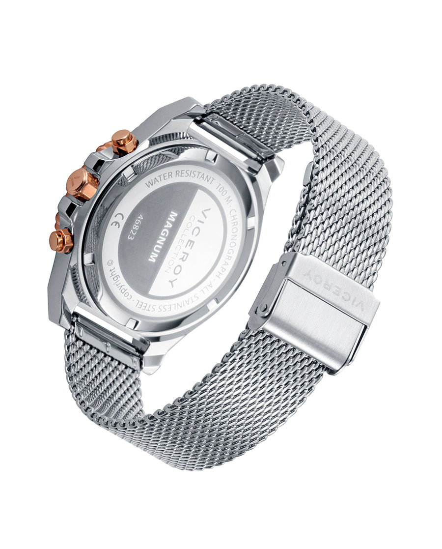 Crono Acero Ip Rosa Brazalete Sr Va
