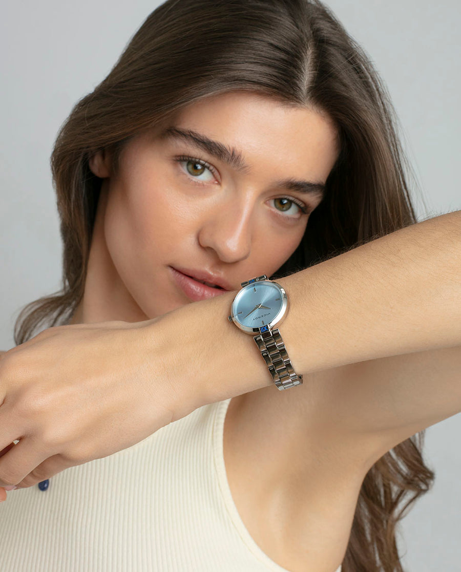 Reloj Acero Brazalete Sra Va