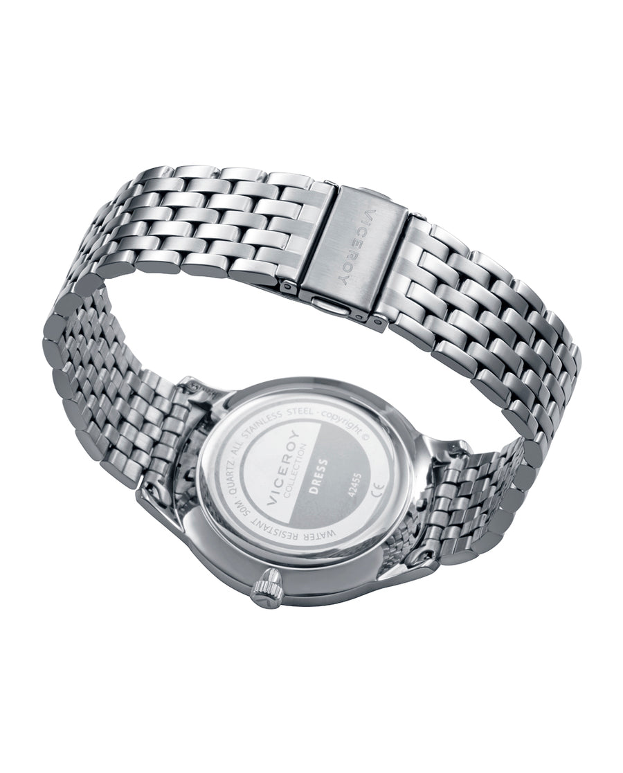 Reloj Acero Brazalete Sr Va