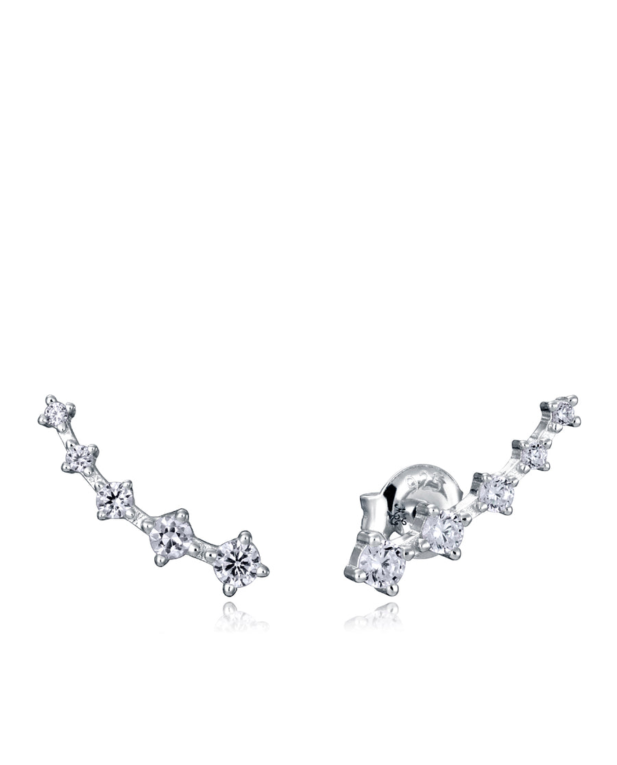 Pnd Sterling Silver Climbing Zirconia Mme Jwls