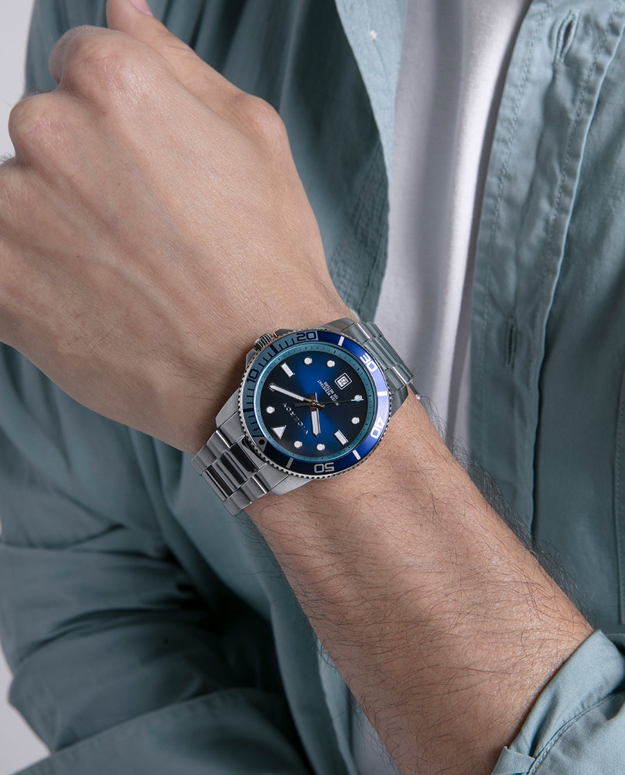 Reloj Acero Brazalete Sr Va