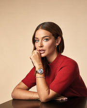 Multi Acero Ip Dorado Brazalete Sra Va
