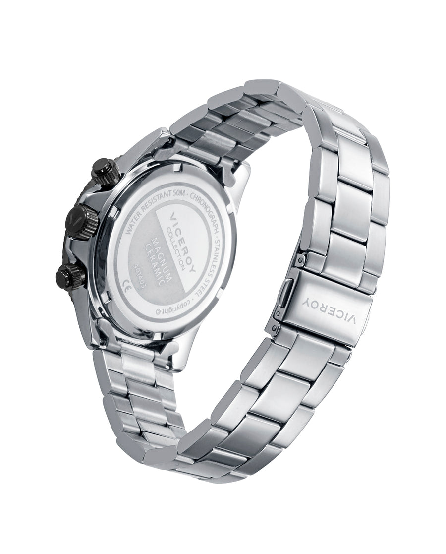Crono Acero Y Ceramica Brazalete Sr Va