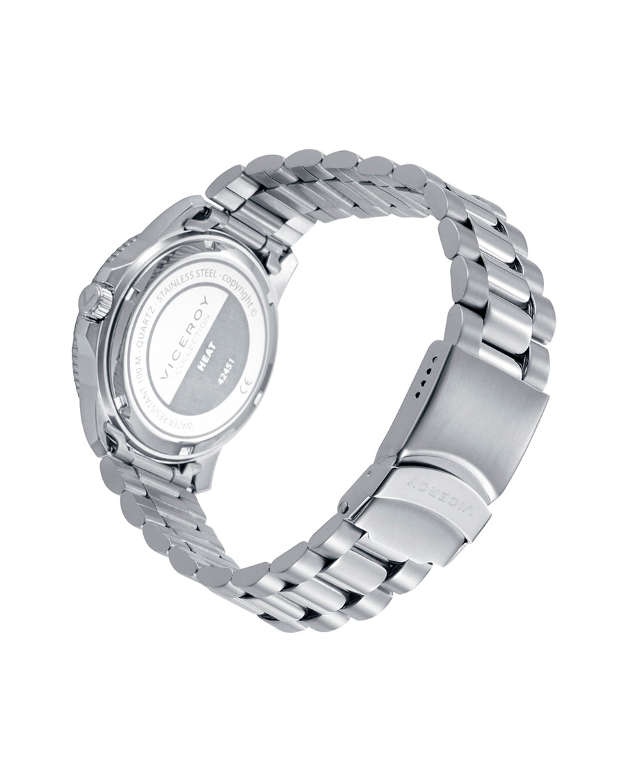 Reloj Acero Brazalete Sr Va