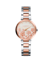 Reloj Acero Ip Rosa Brazalete Sra Va