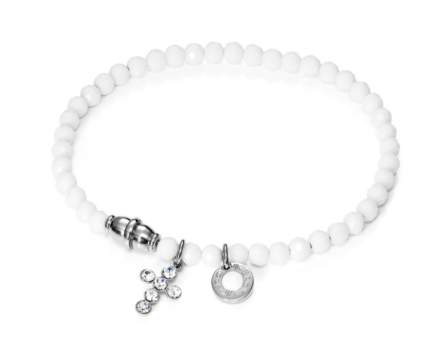 Pulsera Acero Blanca Sra Fashion