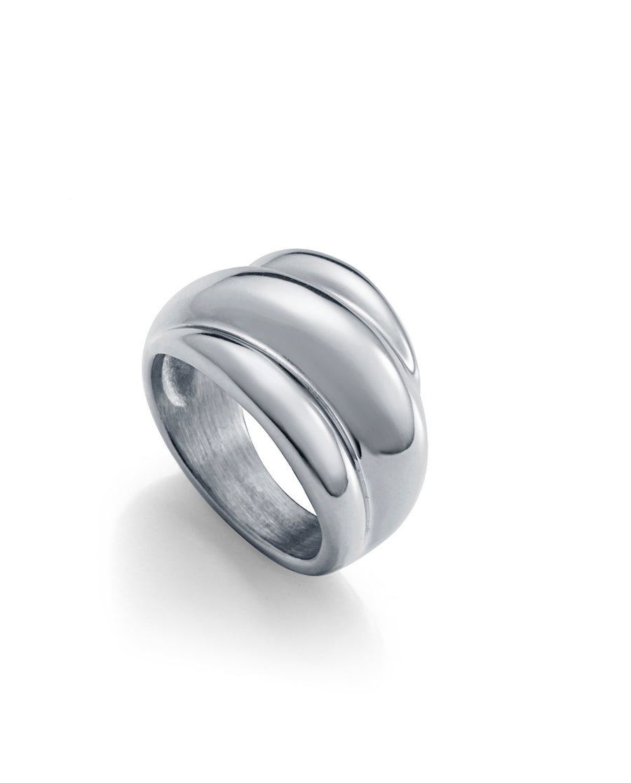 Anillo Acero Volumen Sra Fashion
