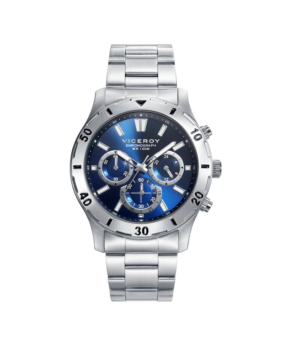 Crono Acero Brazalete Sr Va