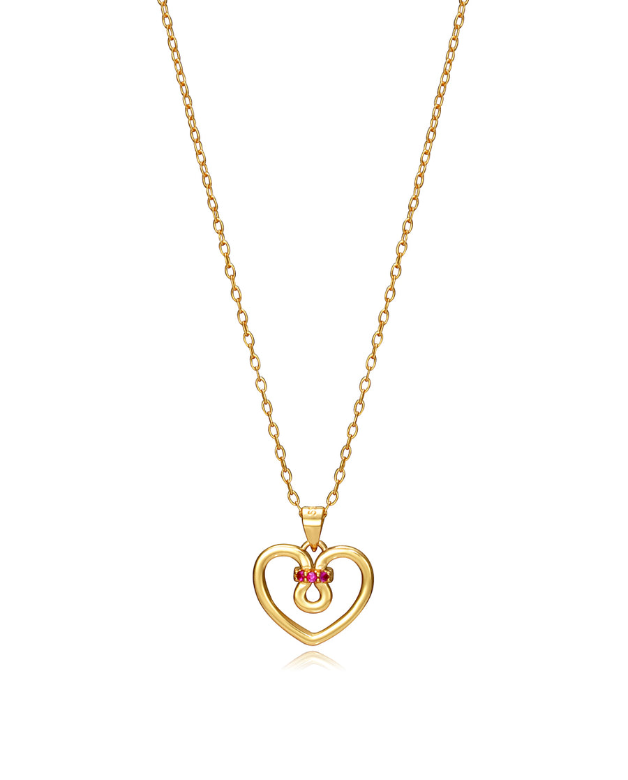 Coll Plata Ley Dorado Cor Circ  Rojas Sra Jwls
