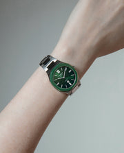 Reloj Acero Y Ceramica Brazalete Sra Va