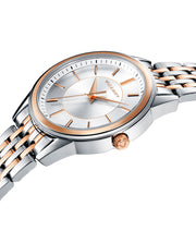 Reloj Acero Ip Rosa Brazalete Sra Va