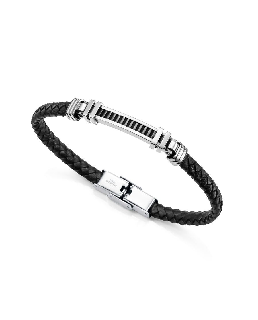 Puls Acero Y Piel Negra Sr Fn