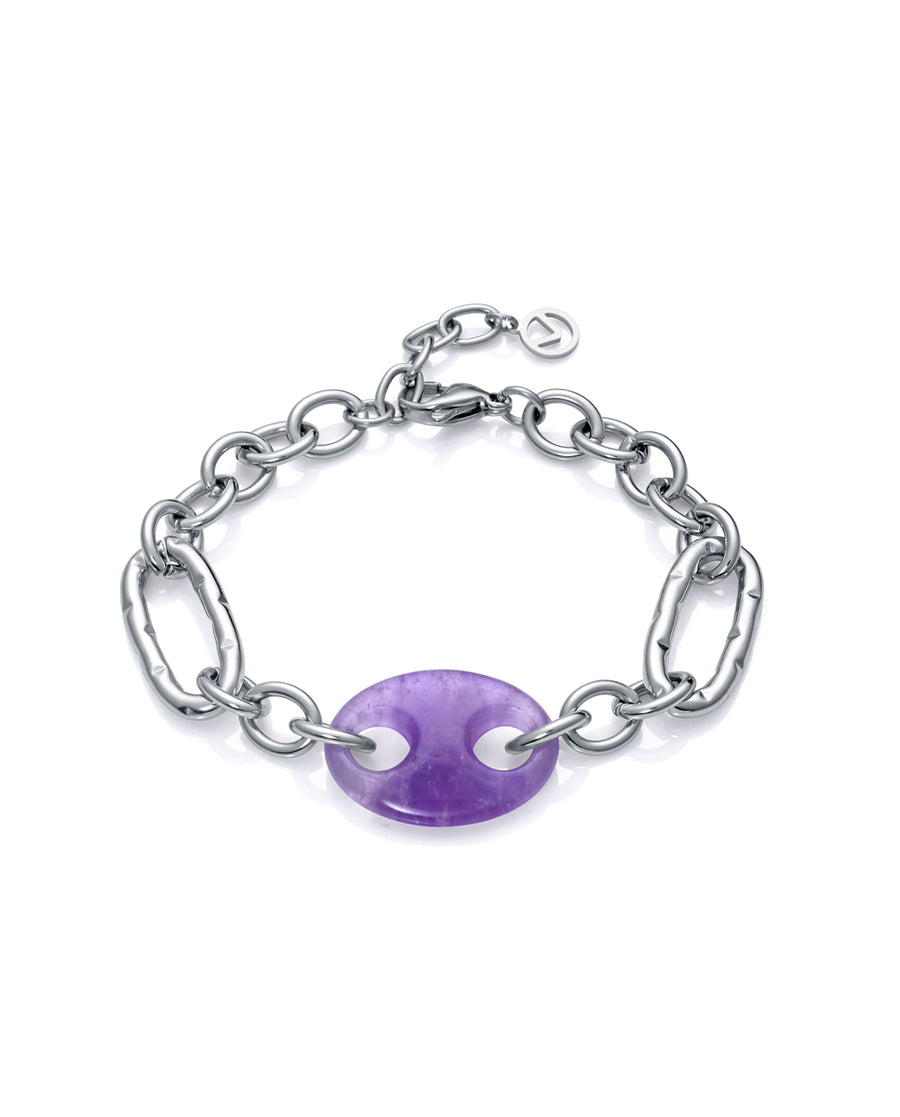Pack Reloj Acero Brazalete Sra Va